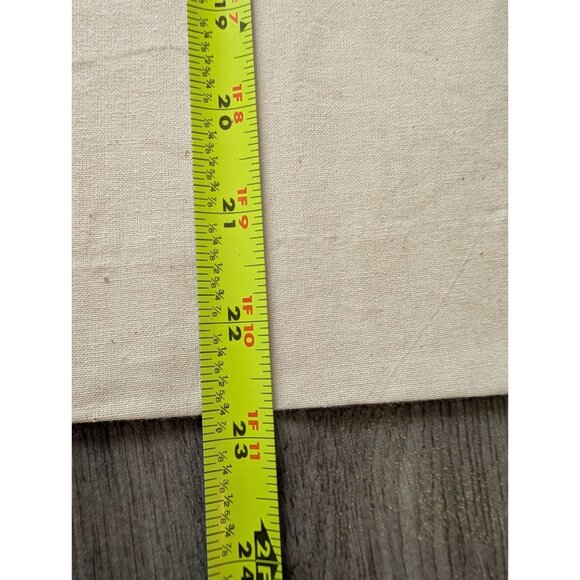 Tory Burch Cotton Dust Cover Drawstring Bag Blue Geometric Trim & Purple Cord - Picture 4 of 5